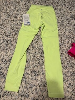 lululemon athletica Kids Neon Yellow Athletic Leggings